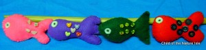 4-7 felt fish